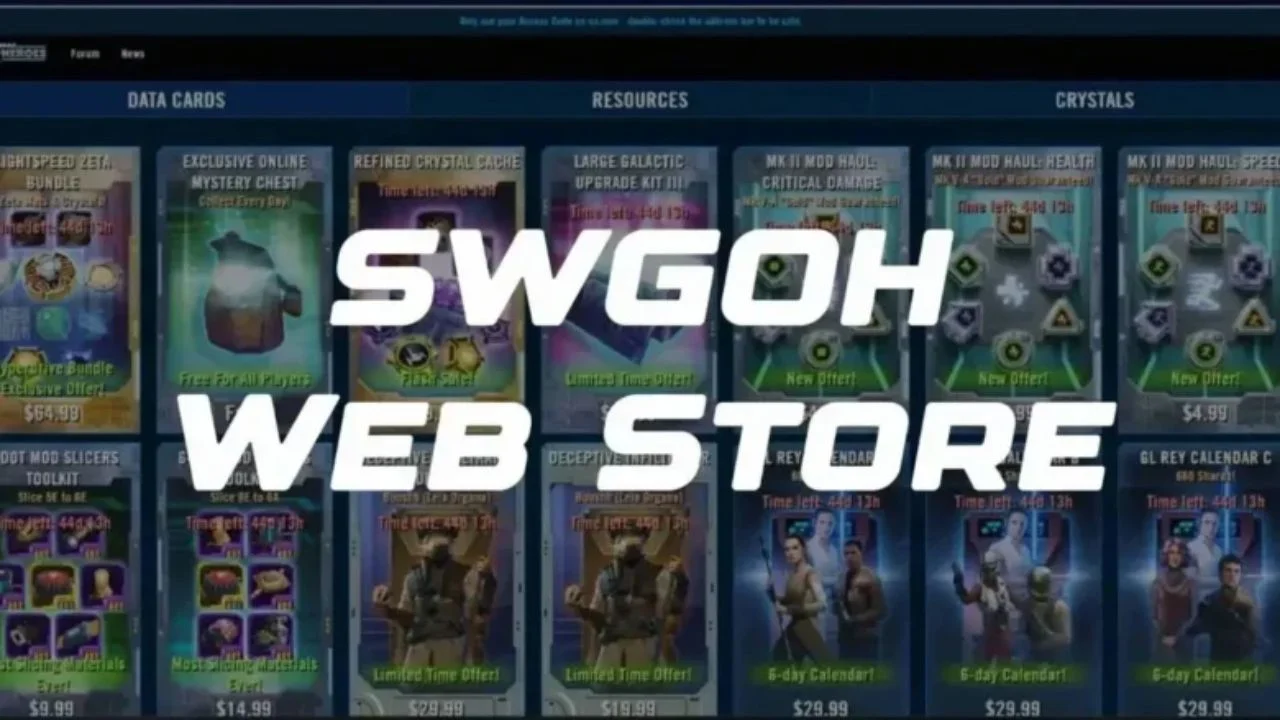 A Comprehensive Guide to the swgoh webstore